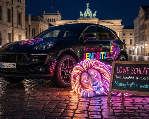 Brückentag-Pause: Löwe schläft, Fa…